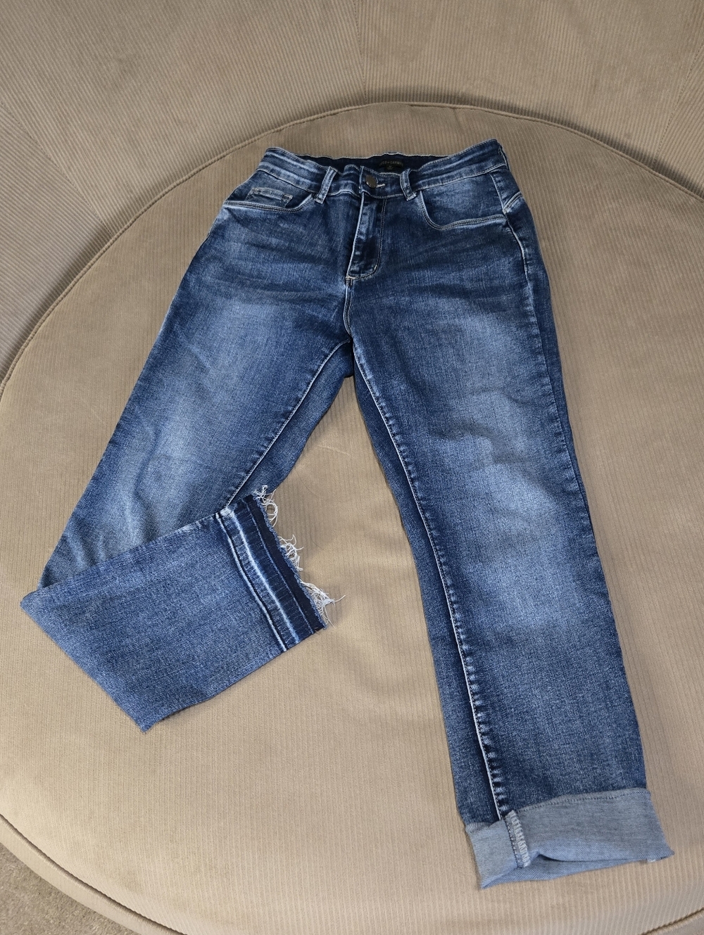 Coco + Carmen Classic Blue Women's Straight-Leg Jeans - Size M
